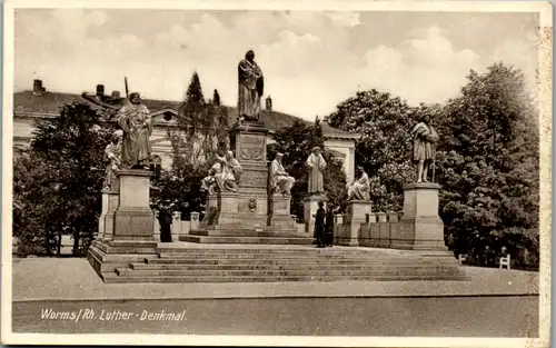 9279 - Deutschland - Worms , Luther Denkmal - nicht gelaufen