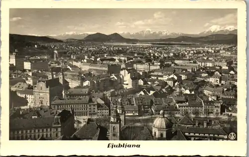 9281 - Slowenien - Ljubljana , Laibach , Panorama - nicht gelaufen 1943