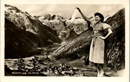 9297 - Kärnten - Mallnitz gegen die Hohen Tauern - nicht gelaufen 1942