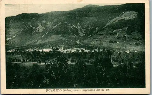 9312 - Italien - Novaledo , Valsugana , Panorama - gelaufen
