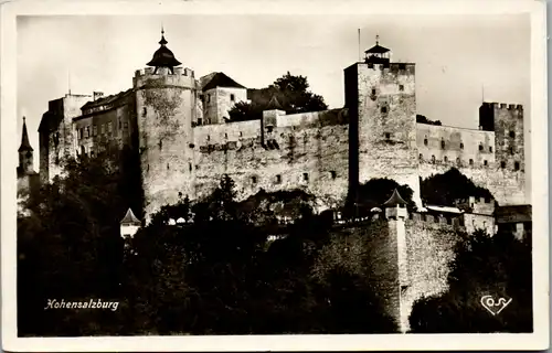 9315 - Salzburg - Hohensalzburg , Nordfront - gelaufen 1929