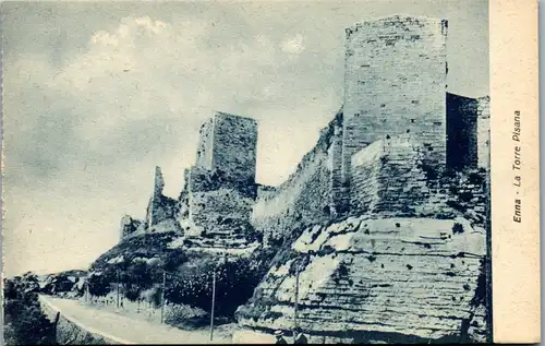 9331 - Italien - Enna , La Torre Pisana - nicht gelaufen