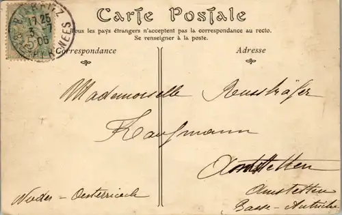 9350 - Frankreich - Biarritz , Vue generale prise de la Villa de Noailles - gelaufen 1906