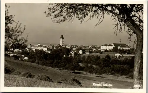 9354 - Oberösterreich - Enns , Panorama - nicht gelaufen 1930