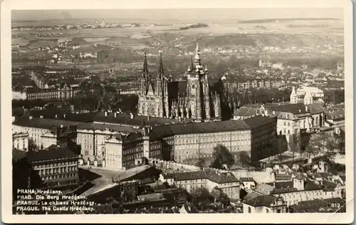 9360 - Tschechische Republik - Praha , Prag , Hradcany , Burg , Chateau - gelaufen 1943