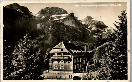 9372 - Schweiz - Grabs , Kurhaus Voralp - gelaufen 1951
