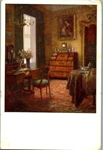 9424 - Künstlerkarte - Interieur , K. M. Schuster - gelaufen 1939