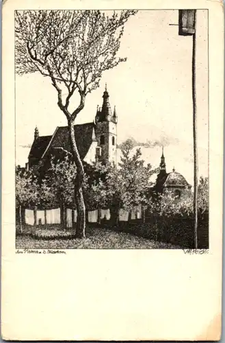 9449 - Künstlerkarte - Krems an der Donau , signiert Ulf Seidl , Wachau - nicht gelaufen