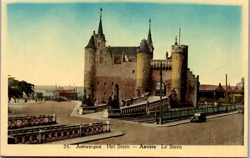 9506 - Belgien - Antwerpen , Het Stehen , Anvers , Le Steen - nicht gelaufen