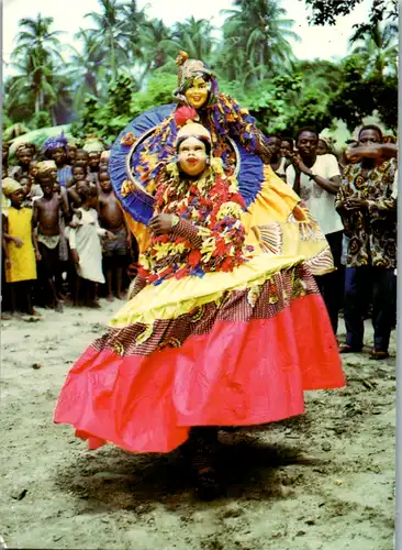 9508 - Togo - Flamingo Dancer , Danseur echassier , Togolaise - gelaufen 1978