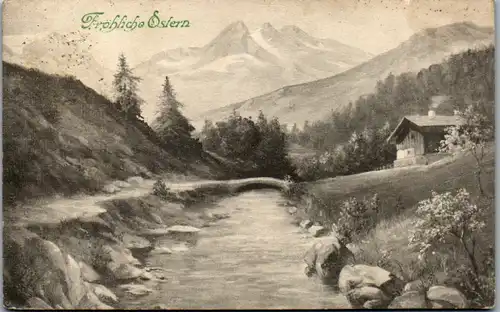 9556 -  - Fröhliche Ostern - gelaufen