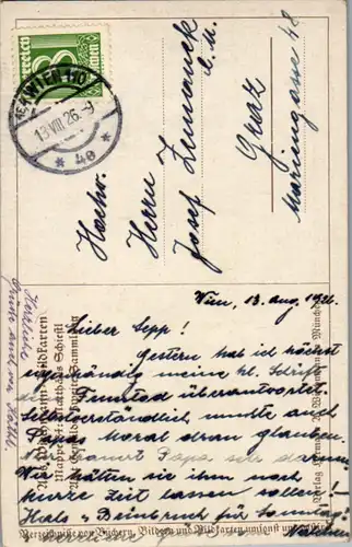 9558 - Künstlerkarte - Frau Angelico , Matthäus Schiestl - gelaufen 1926