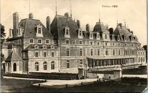 9585 - Frankreich - Chateau d' Eu - gelaufen 1912