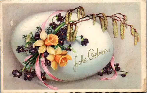 9625 -  - Frohe Ostern - gelaufen 1953