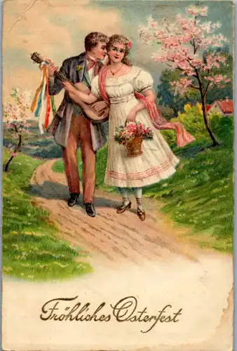 9662 -  - Fröhliches Osterfest - gelaufen 1929