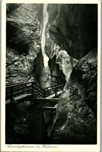 9672 - Salzburg - Weissbach bei Lofer , Seisenbergklamm - gelaufen 1928
