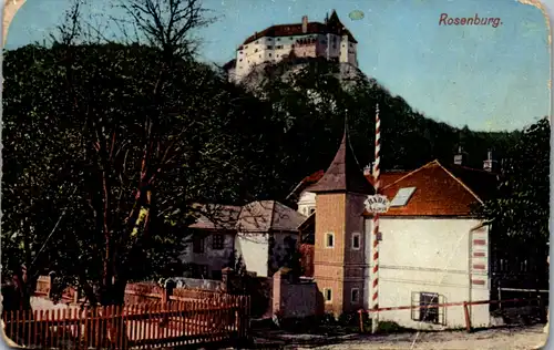 9676 - Niederösterreich - Rosenburg - gelaufen 1916