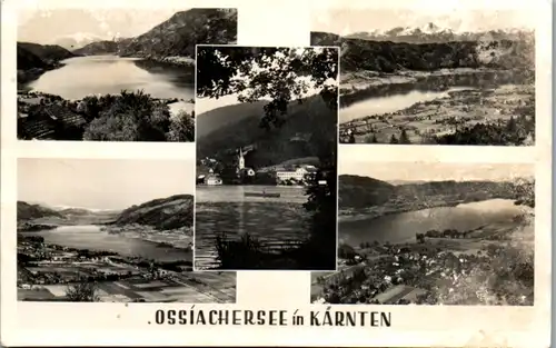 9687 - Kärnten - Ossiachersee , Mehrbildkarte - gelaufen 1964