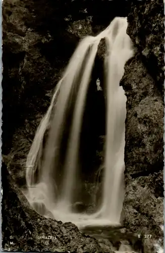 9693 - Steiermark - Grünau bei Mariazell , Marienwasserfall , Wasserfall - gelaufen 1965