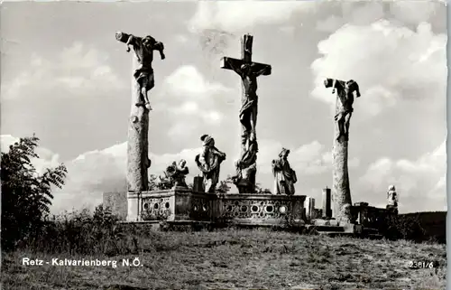 9715 - Niederösterreich - Retz , Kalvarienberg - gelaufen 1966