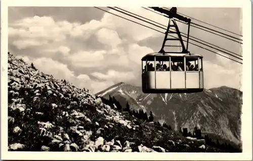 9748 - Niederösterreich - Raxbahn , Ausblick auf Schneeberg , Seilbahn , Gondel - gelaufen 1967