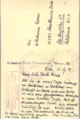 9750 - Kärnten - Großglockner , Kreuz , Gipfelkreuz - gelaufen 1949