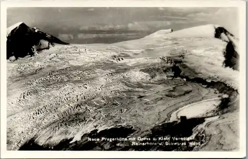 9751 - Tirol - Neue Pragerhütte mit Groß u. Klein Venediger , Reinerhorn u. Schwarze Wand - nicht gelaufen