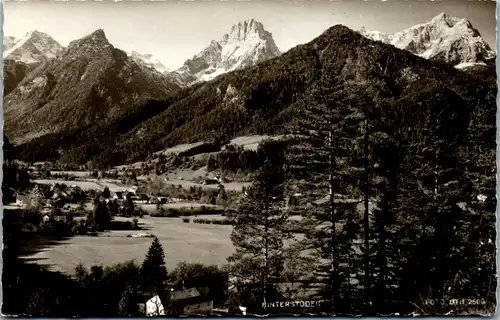 9754 - Oberösterreich - Hinterstoder , Panorama - gelaufen 1964