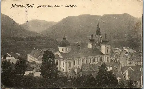 9756 - Steiermark - Mariazell , Basilika , Maria Zell - gelaufen