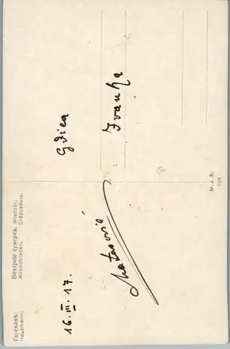 9766 - Künstlerkarte - Abendfrieden , Hausmann - nicht gelaufen 1917