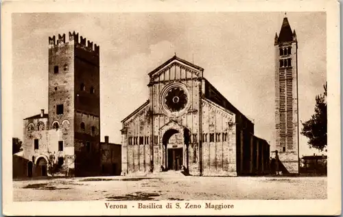 9775 - Italien - Verona , Basilica di S. Zeno Maggiore - nicht gelaufen