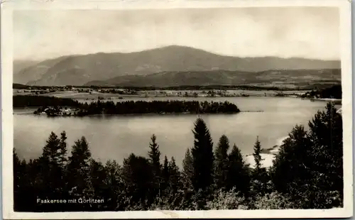 9784 - Kärnten - Faakersee mit Görlitzen - gelaufen 1928