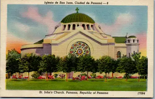 9805 - Panama - Iglesia de San Juan , Ciudad de Panama , St. John's Church - nicht gelaufen