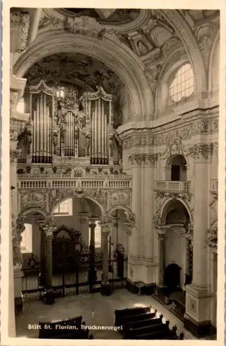 9830 - Oberösterreich - St. Florian , Stift , Brucknerorgel , Orgel - nicht gelaufen