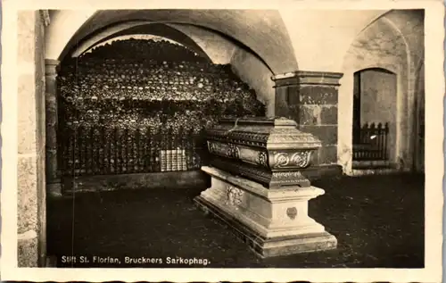 9832 - Oberösterreich - St. Florian , Stift , Bruckners Sarkophag - nicht gelaufen