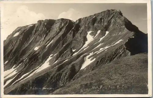 9841 - Vorarlberg - Hoher Freschen , Bregenzerwald - gelaufen 1928