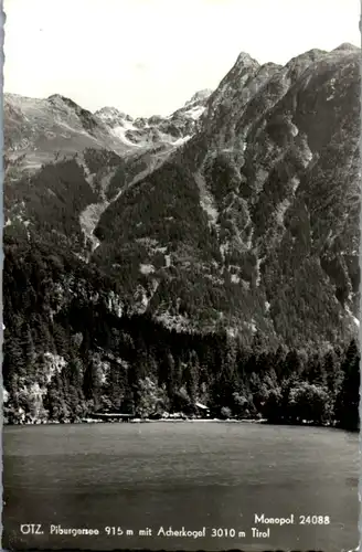 9845 - Tirol - Ötz , Piburgersee mit Acherkogel - nicht gelaufen