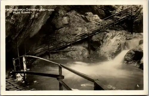 9861 - Steiermark - Wörschach , Schwefelbad , Wilde Klamm - nicht gelaufen 1931