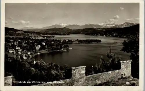 9868 - Kärnten - Pörtschach am Wörthersee vom Gloriette - nicht gelaufen 1936