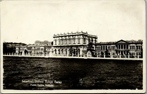 9870 - Türkei - Istanbul , Dolma Bahce Saray , Palais Dolma Bahtche - nicht gelaufen