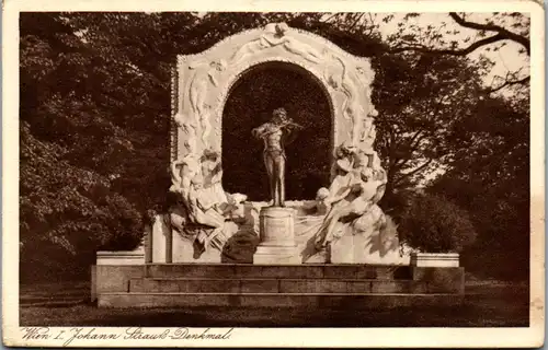 9872 - Wien - Johann Strauß Denkmal - nicht gelaufen