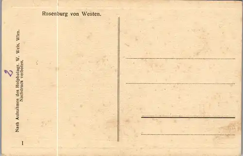 9914 - Niederösterreich - Rosenburg von Westen - nicht gelaufen