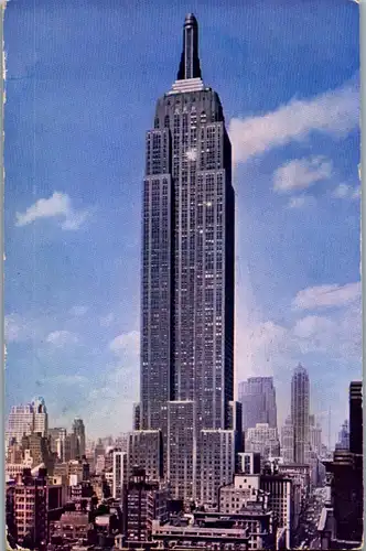 9936 - USA - New York City , Empire State Building , Stempel Zensurstelle 204 - gelaufen 1949