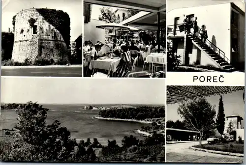 9960 - Kroatien - Porec , Mehrbildkarte - gelaufen 1966