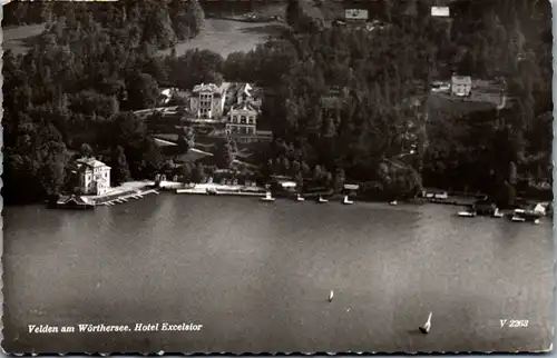 9971 - Kärnten - Velden am Wörthersee , Hotel Excelsior - gelaufen 1955