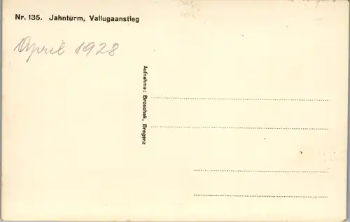 9973 - Tirol - Jahnturm , Vallugaanstieg , Valluga - nicht gelaufen