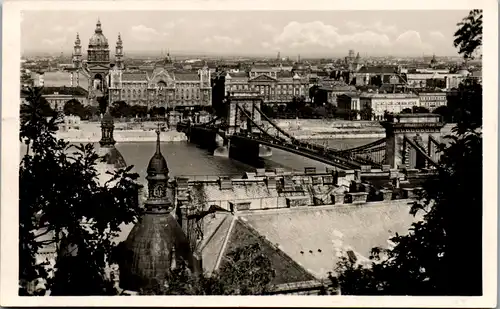 9999 - Ungarn - Budapest , Dunai latkep , Donauansicht - gelaufen 1927