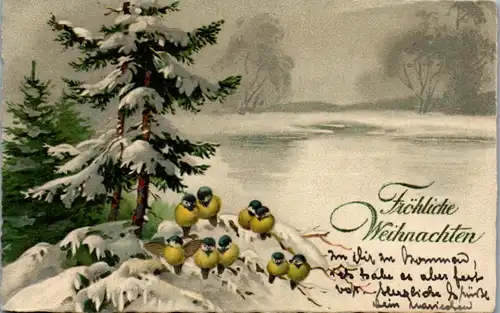 10002 -  - Fröhliche Weihnachten - gelaufen 1923