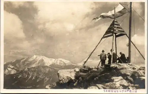 10019 - Niederösterreich - Gipfel des Sonnwendstein - gelaufen 1925