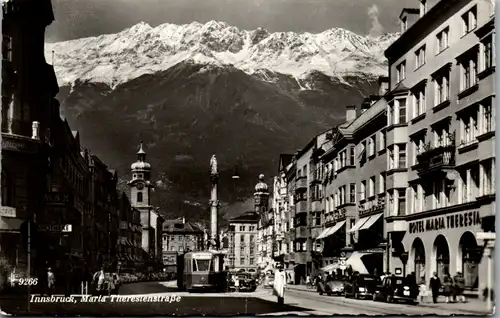 10021 - Tirol - Innsbruck , Maria Theresienstraße , Hotel Maria Theresia - nicht gelaufen